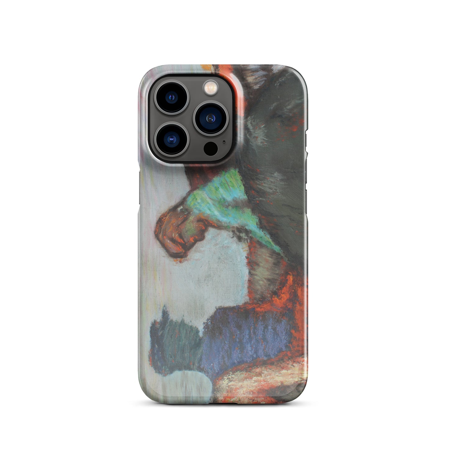 Snap case for iPhone® Degas study Jockeys on race horse