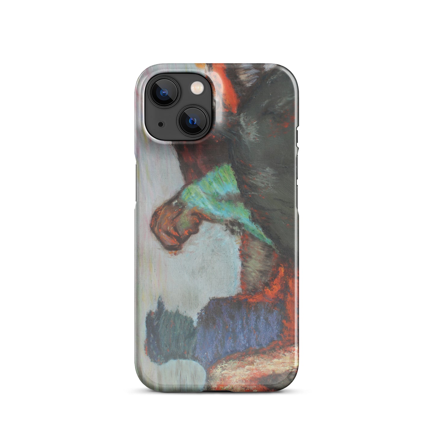 Snap case for iPhone® Degas study Jockeys on race horse