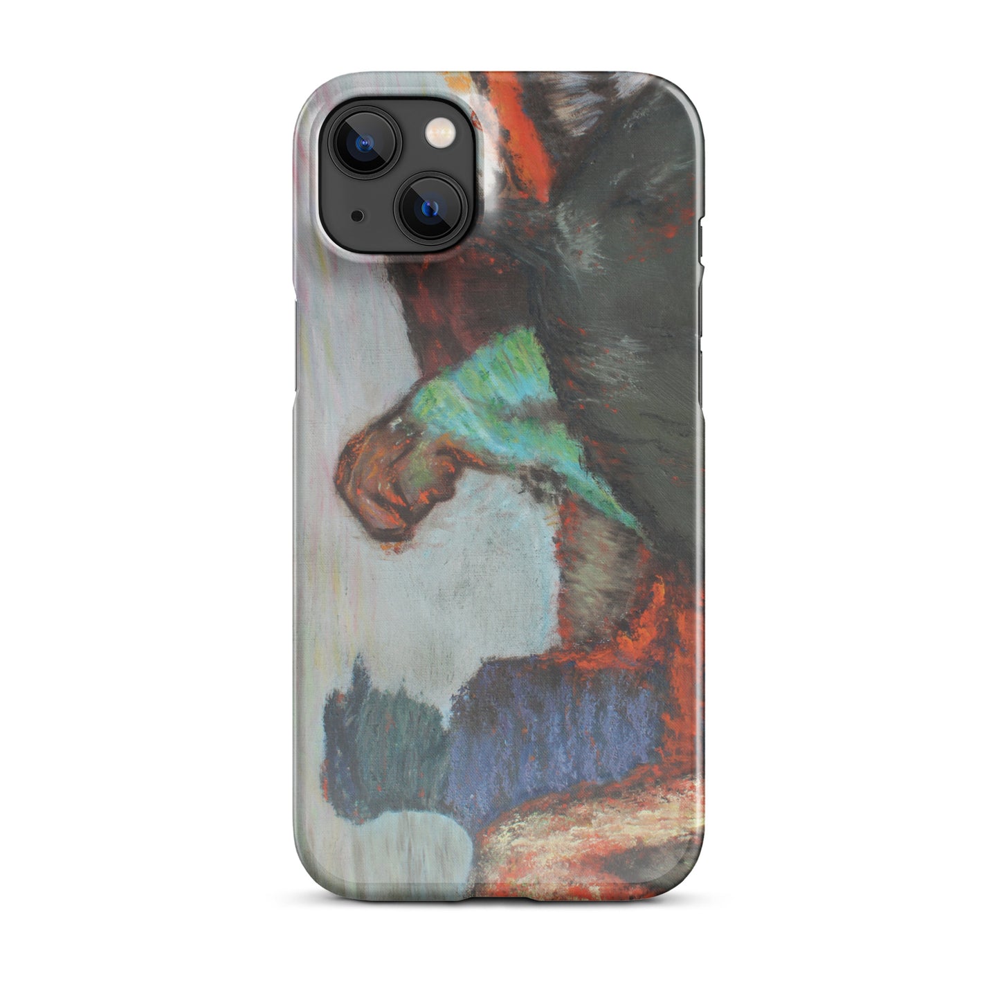 Snap case for iPhone® Degas study Jockeys on race horse