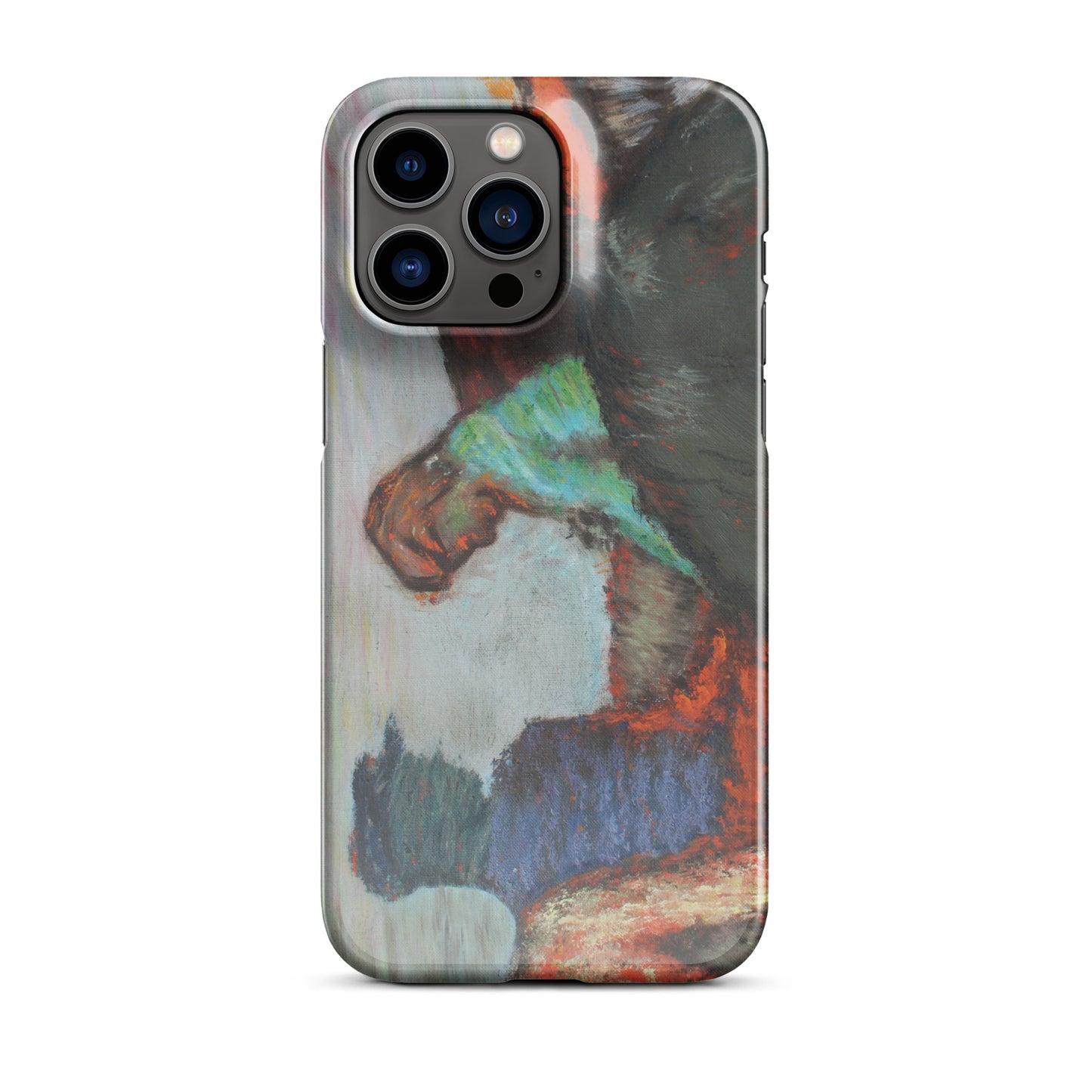 Snap case for iPhone® Degas study Jockeys on race horse