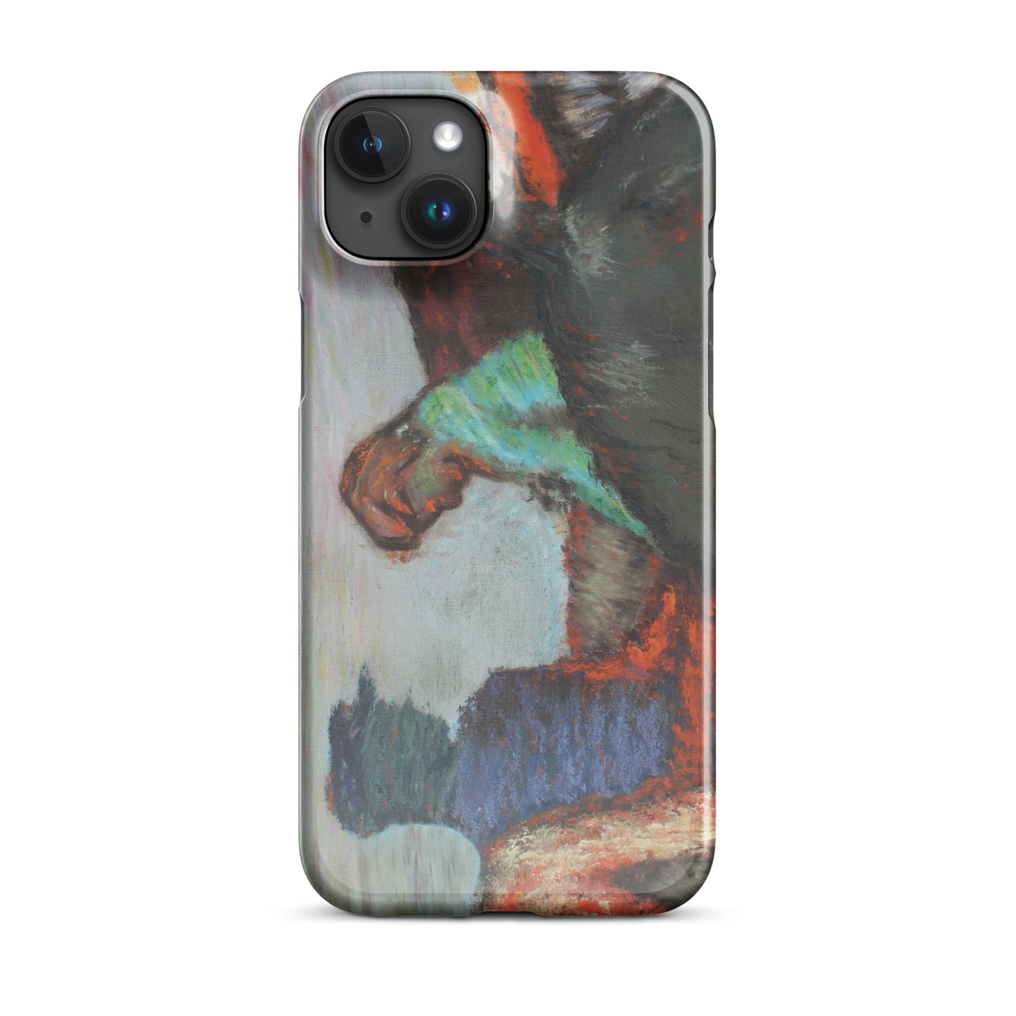 Snap case for iPhone® Degas study Jockeys on race horse