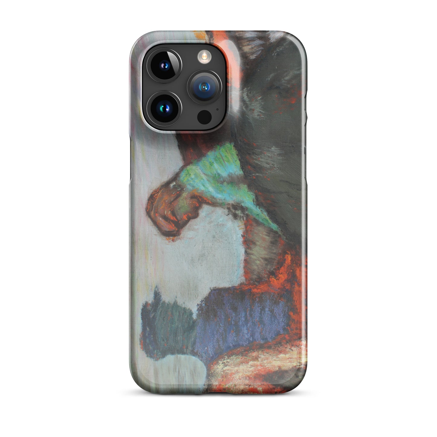 Snap case for iPhone® Degas study Jockeys on race horse