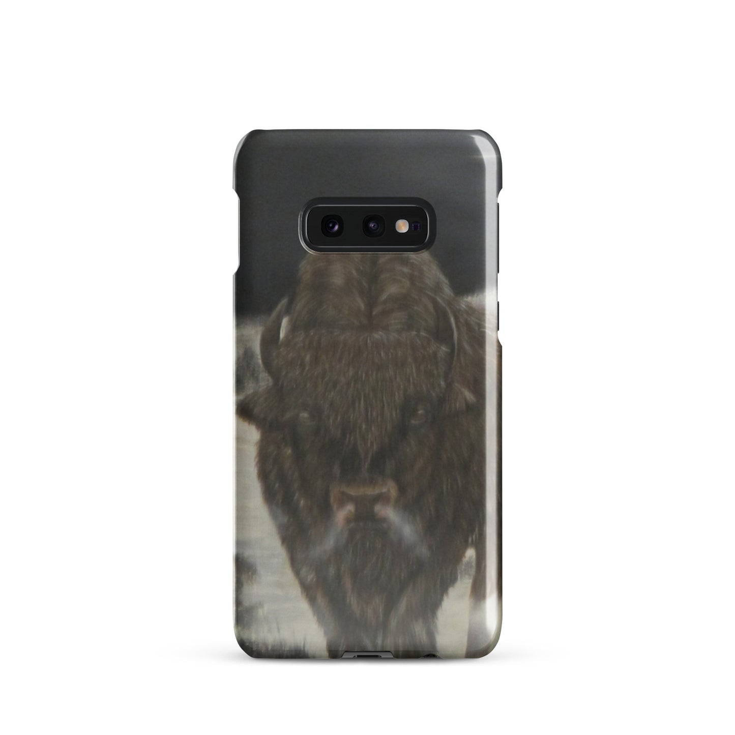 Snap Case for Samsung® with Bison Full Moon Art – Wildlife-Inspired Phone Cover