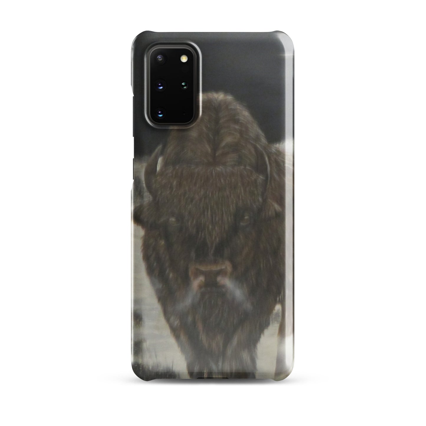 Snap Case for Samsung® with Bison Full Moon Art – Wildlife-Inspired Phone Cover