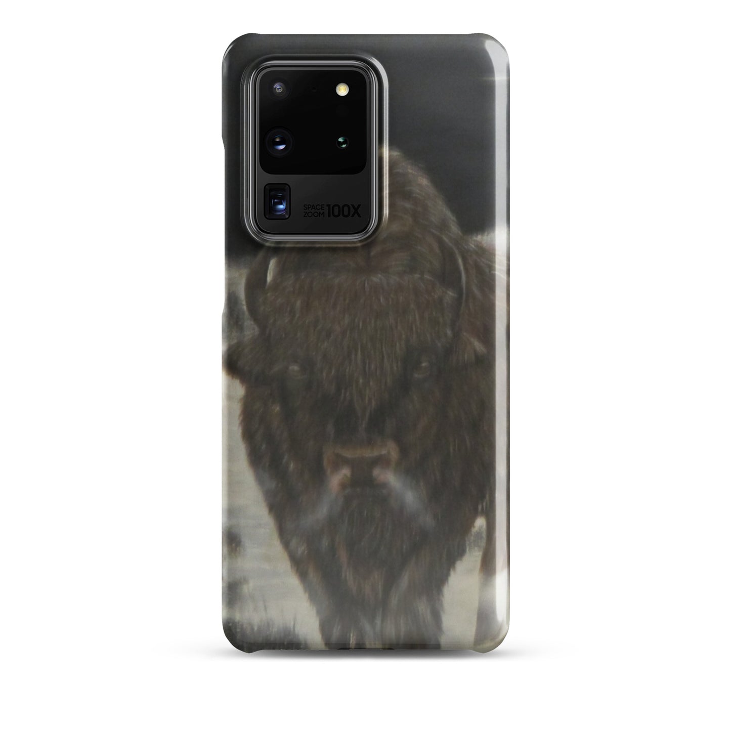 Snap Case for Samsung® with Bison Full Moon Art – Wildlife-Inspired Phone Cover