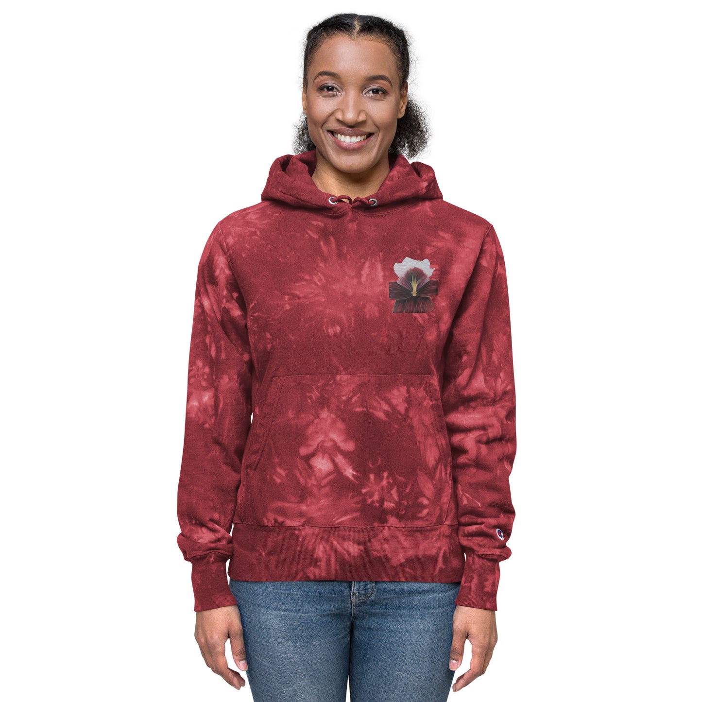 Unisex Champion tie-dye hoodie