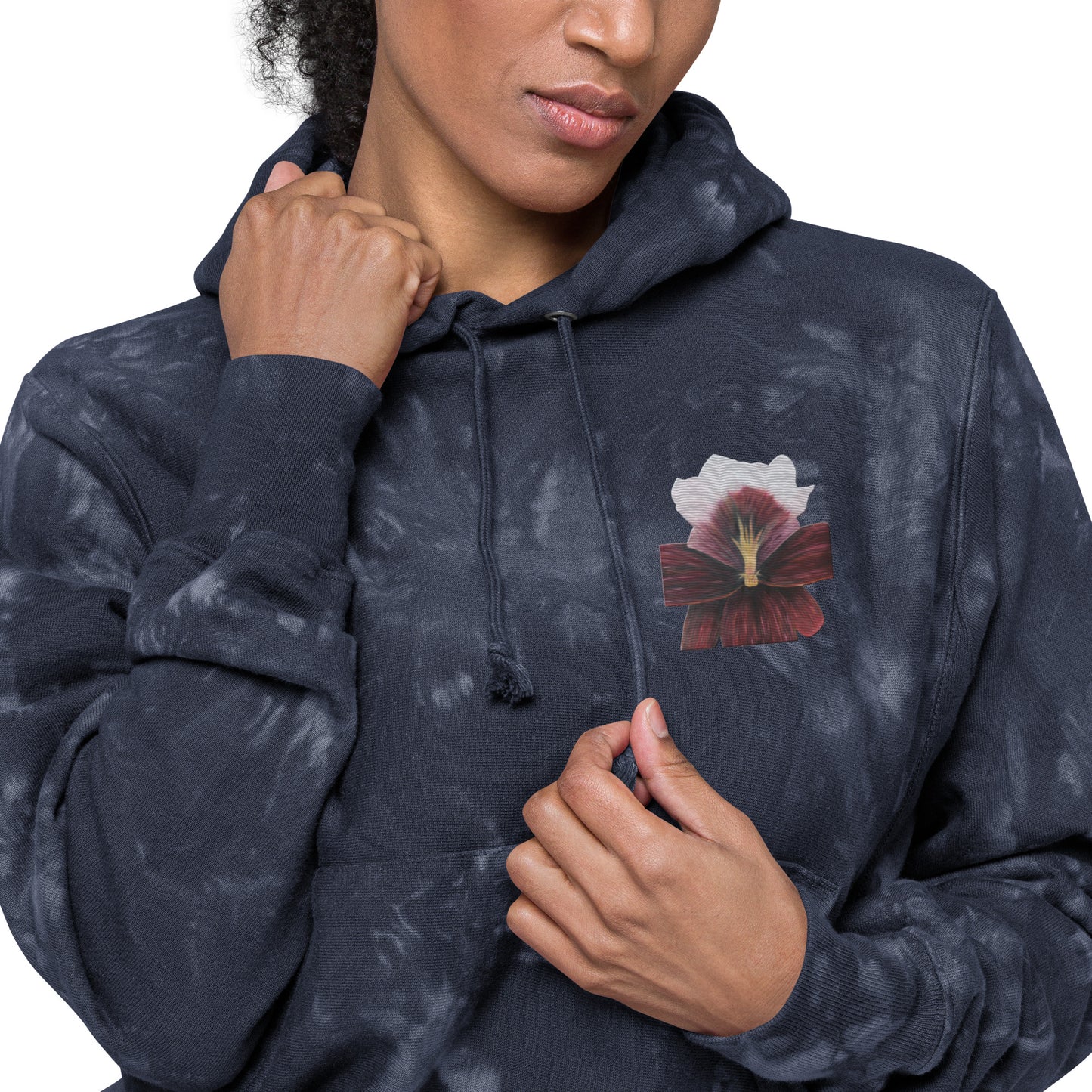 Unisex Champion tie-dye hoodie