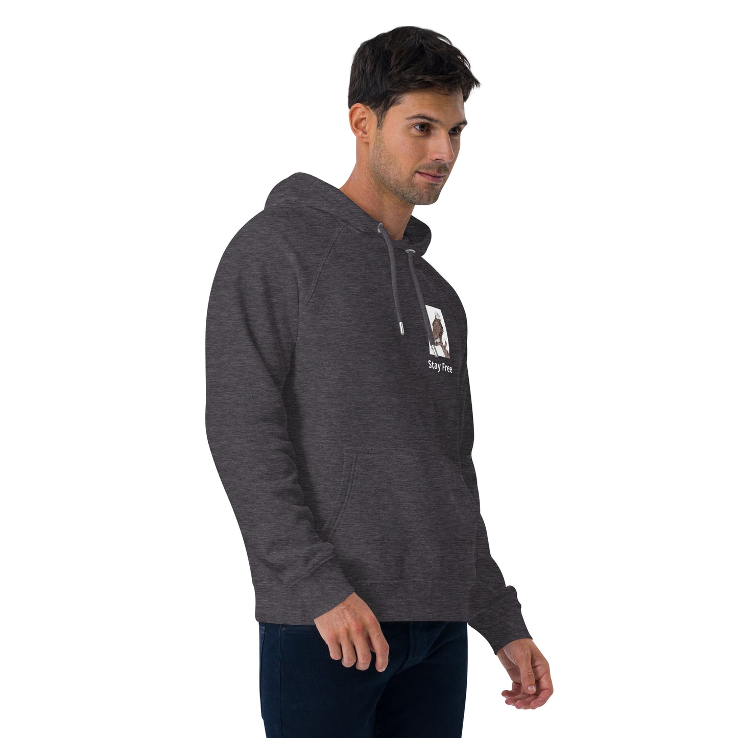 Unisex eco raglan hoodie Eagle