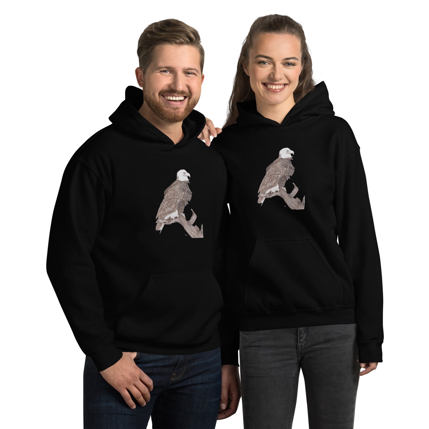 Unisex Hoodie with Eagle