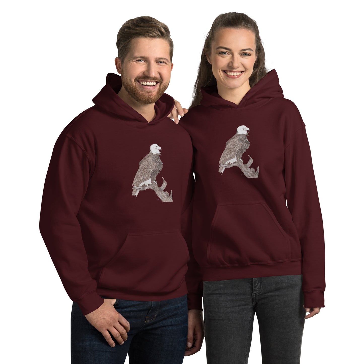 Unisex Hoodie with Eagle