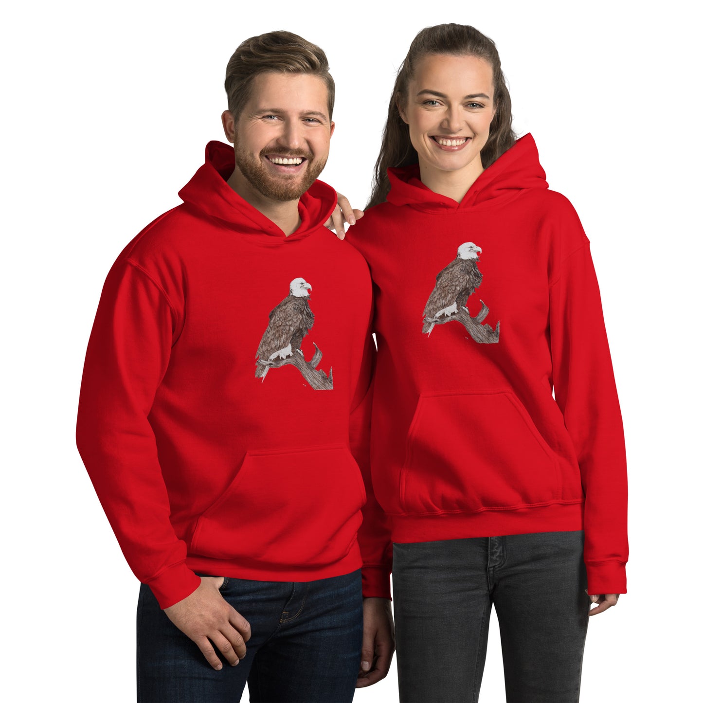 Unisex Hoodie with Eagle