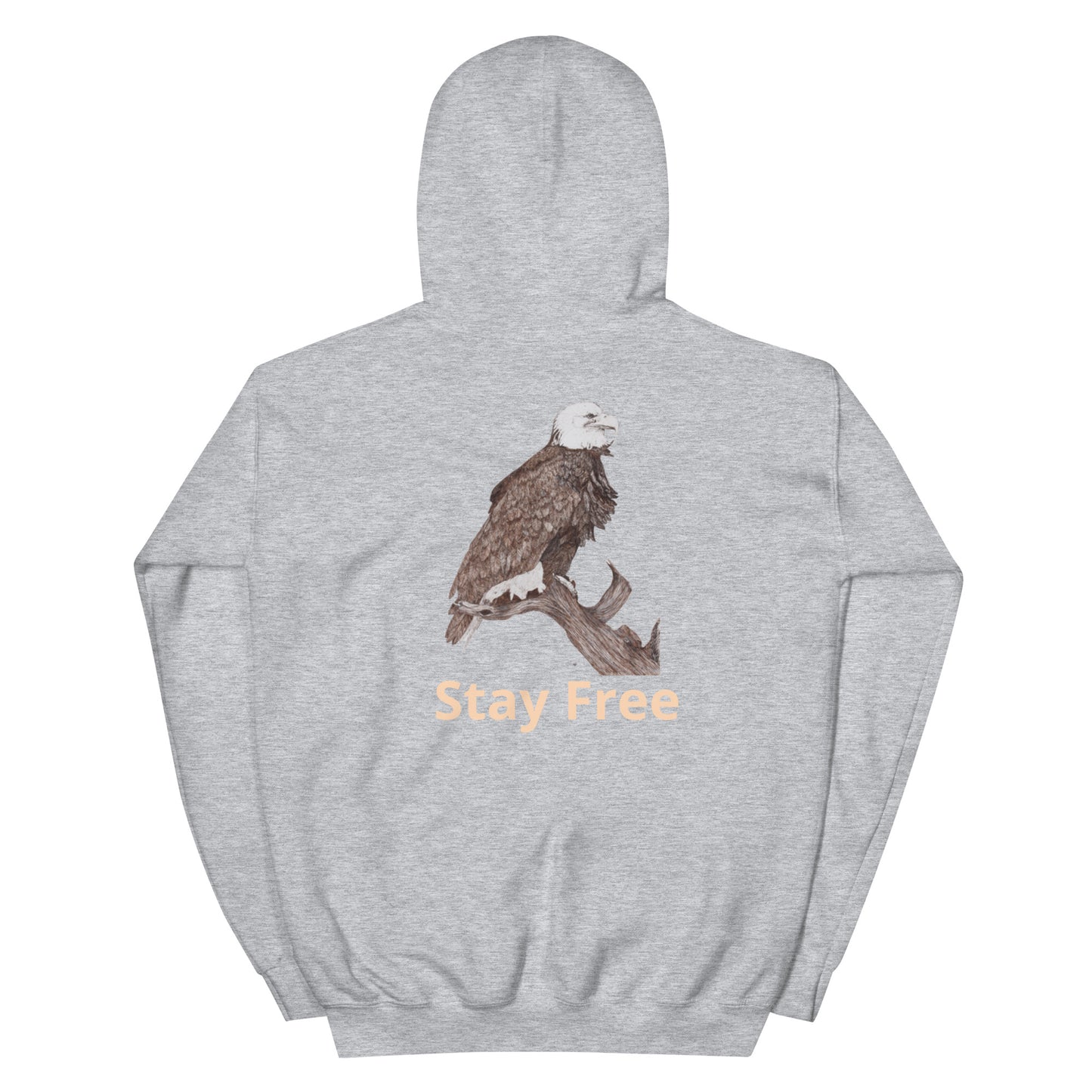 Unisex Hoodie with 'Eagle' Print