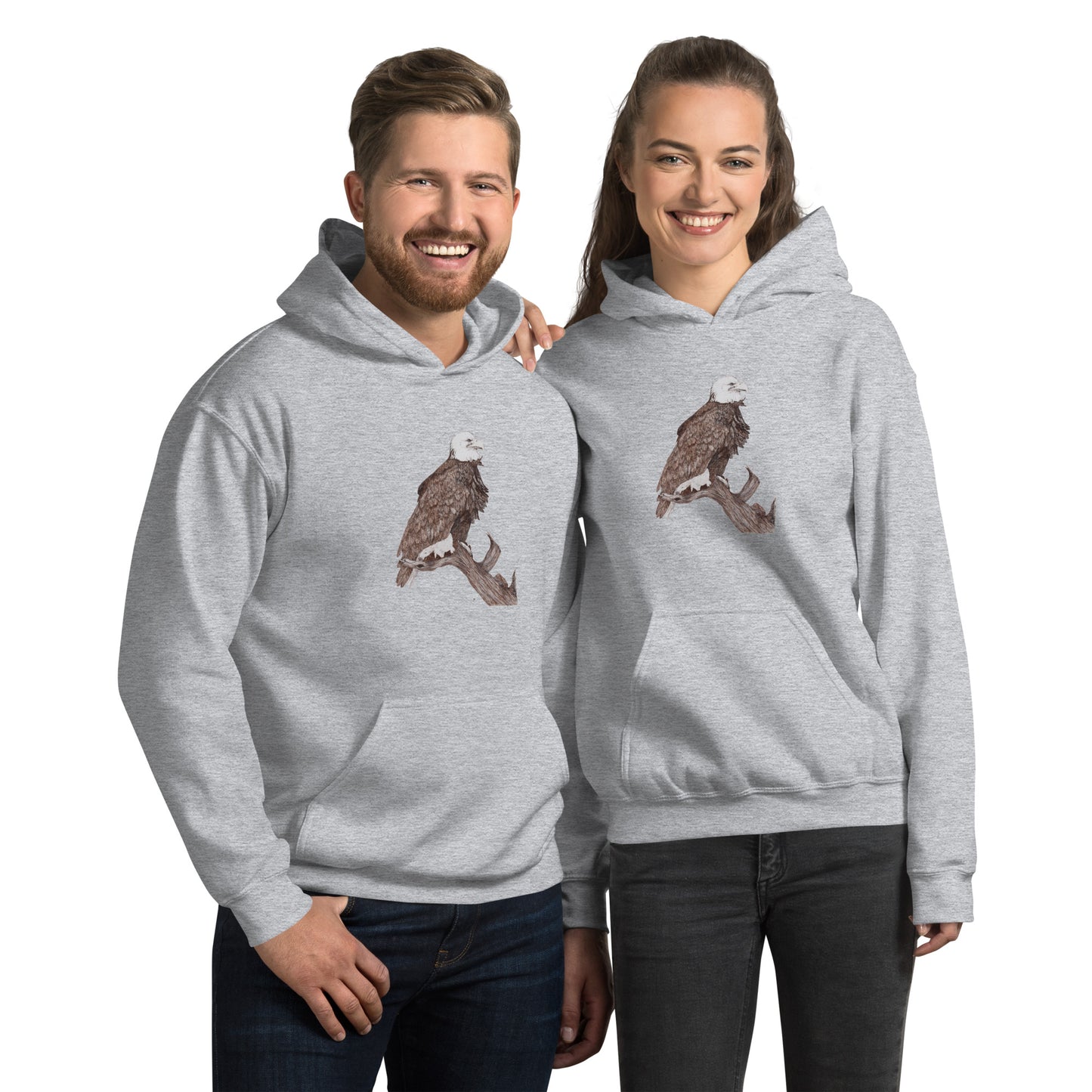 Unisex Hoodie with Eagle