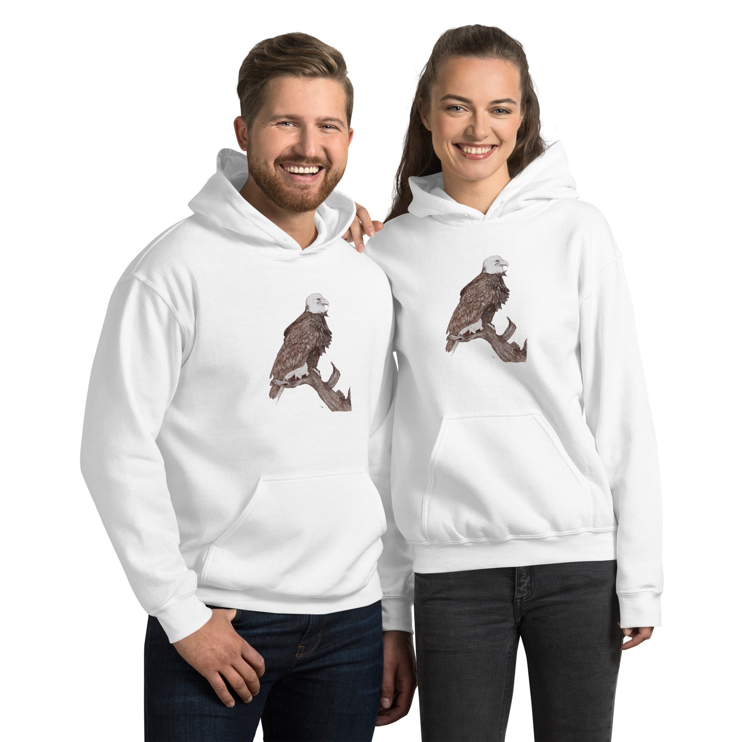 Unisex Hoodie with Eagle