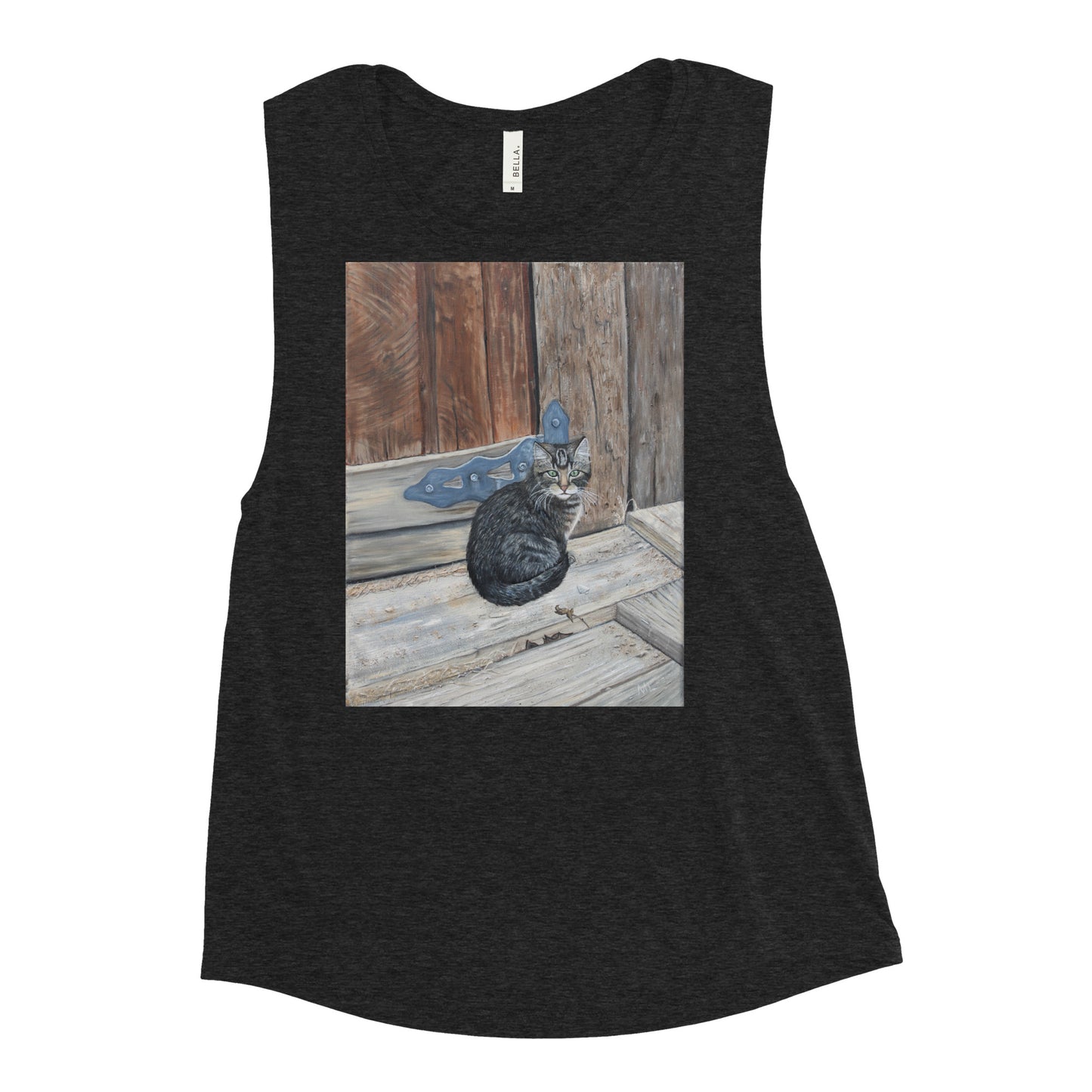 Ladies’ Muscle Tank Miss Bonnie Barn Cat